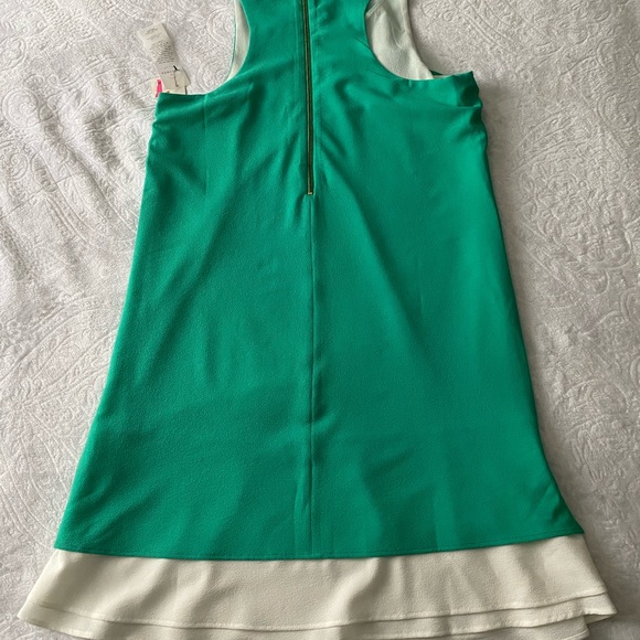 NWT Cooper & Ella Green +White Dress - Picture 3 of 9